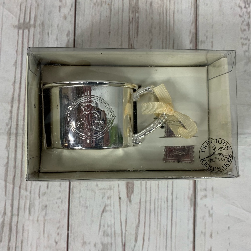 Russ Precious Keepsakes Silverplated Cup In Original Box